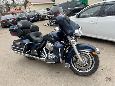 2008 Harley-Davidson Electra Glide, синий, 949000 рублей, вид 1