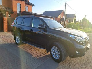 2016 Toyota Land Cruiser Prado 150 Series Рестайлинг 1, чёрный, 5100000 рублей, вид 2