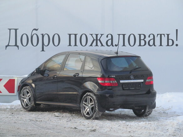 2009 Mercedes-Benz B-Класс 180 I (W245) Рестайлинг, чёрный - вид 1