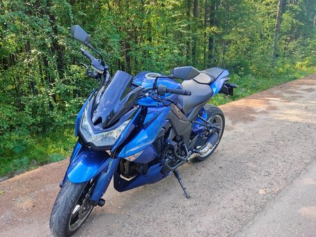 2011 Kawasaki Z 1000, синий, 900000 рублей, вид 2