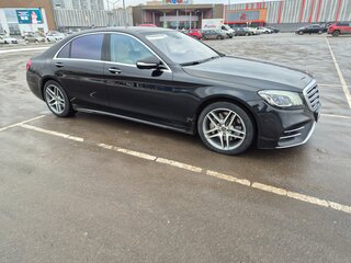 2019 Mercedes-Benz S-Класс 350 d Long VI (W222, C217) Рестайлинг, чёрный, 5600000 рублей, вид 3
