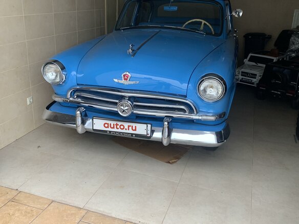 1958 ГАЗ 21 «Волга» 21В, голубой - вид 4
