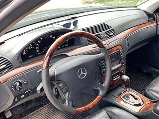 2003 Mercedes-Benz S-Класс 500 IV (W220) Рестайлинг, чёрный, 1000000 рублей, вид 5