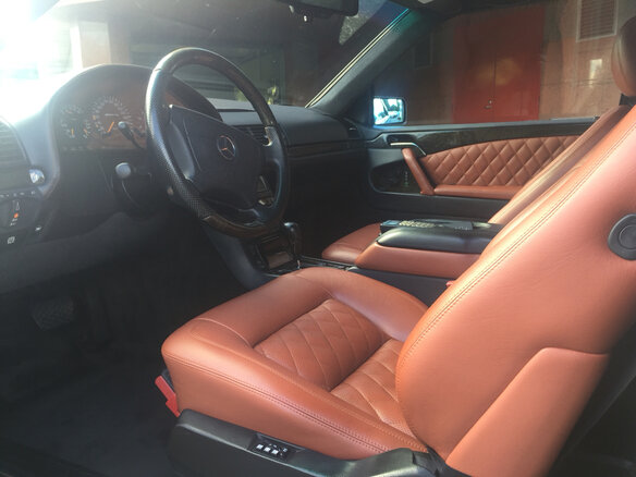 1995 Mercedes-Benz CL-Класс 600 I (C140), чёрный - вид 9
