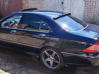2001 Mercedes-Benz S-Класс 500 IV (W220), синий, 945000 рублей, вид 4