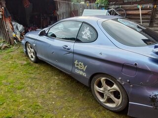 1998 Hyundai Coupe I (RD), фиолетовый, 500000 рублей, вид 3