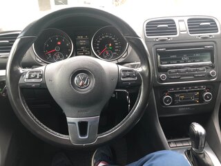 2012 Volkswagen Golf VI, чёрный, 1108000 рублей, вид 5