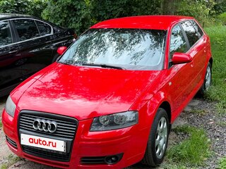2006 Audi A3 II (8P) Рестайлинг 1, красный, 600000 рублей, вид 3