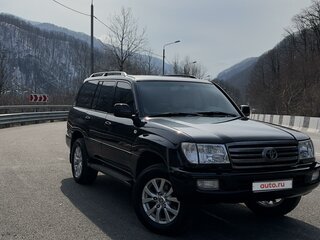 2004 Toyota Land Cruiser 100 Series Рестайлинг 1, чёрный, 2500000 рублей, вид 1
