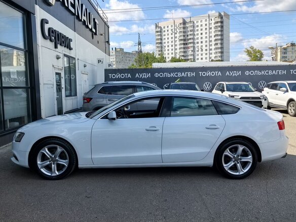 2014 Audi A5 I (8T) Рестайлинг, белый - вид 7