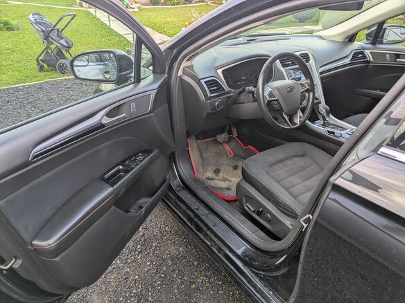2013 Ford Fusion (North America) II, чёрный - вид 8