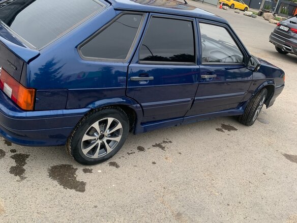 2005 Lada (ВАЗ) 2114, синий - вид 3