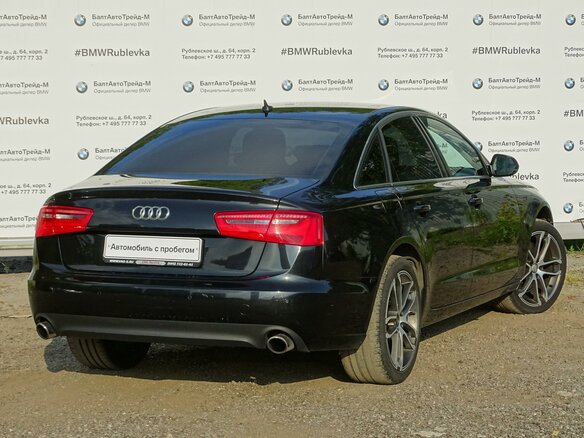2011 Audi A6 IV (C7), чёрный - вид 1