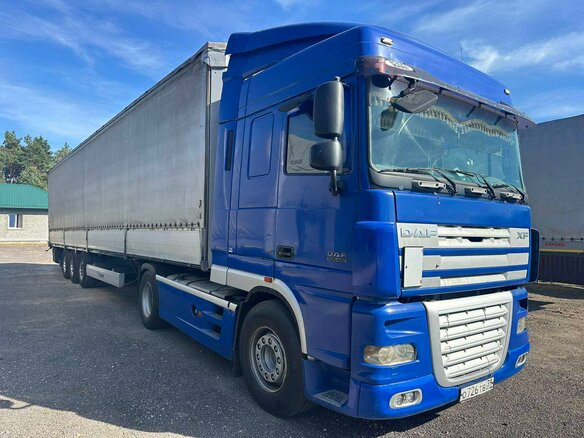 2008 DAF XF 105, синий, 2850000 рублей - вид 1