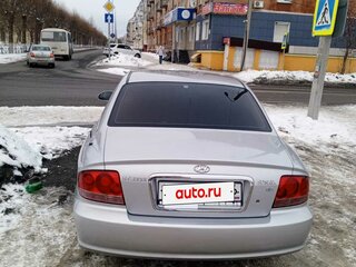 2006 Hyundai Sonata ТагАЗ IV (EF) Рестайлинг, серебристый, 470000 рублей, вид 2