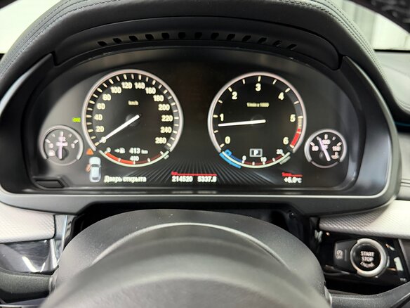 2017 BMW X6 40d II (F16), синий, 4100000 рублей - вид 12