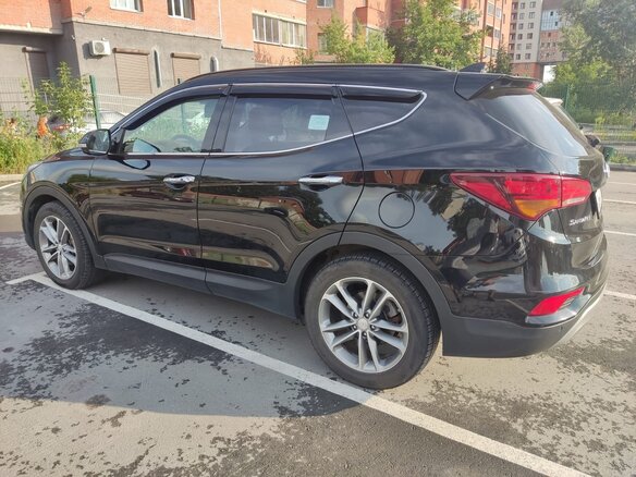2016 Hyundai Santa Fe III Рестайлинг, чёрный, 2530000 рублей - вид 7