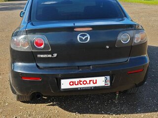 2007 Mazda 3 I (BK) Рестайлинг, чёрный, 375000 рублей, вид 2