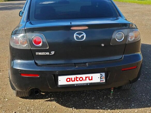 2007 Mazda 3 I (BK) Рестайлинг, чёрный, 375000 рублей - вид 4
