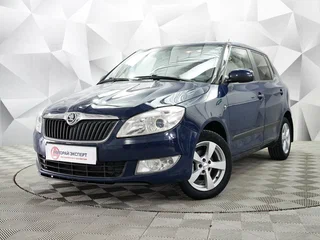 2012 Skoda Fabia II Рестайлинг, синий, 495000 рублей, вид 1