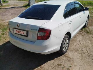 2017 Skoda Rapid I Рестайлинг, белый, 1000000 рублей, вид 4