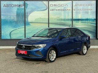 2021 Volkswagen Polo VI, синий, 1370000 рублей, вид 1