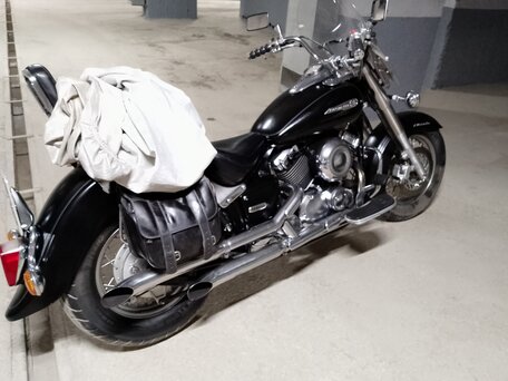 2006 Yamaha XVS650 Drag Star, чёрный, 490000 рублей, вид 2
