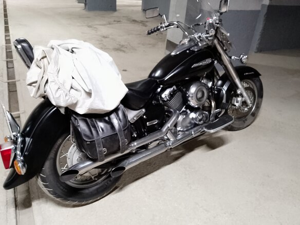 2006 Yamaha XVS650 Drag Star, чёрный, 490000 рублей - вид 1