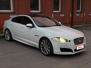 2013 Jaguar XF I Рестайлинг, белый, 1200000 рублей, вид 4