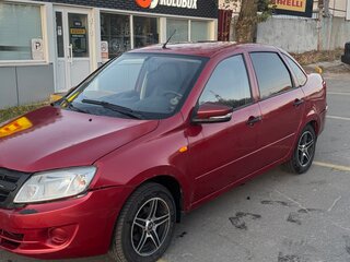 2013 Lada (ВАЗ) Granta I, красный, 220000 рублей, вид 3