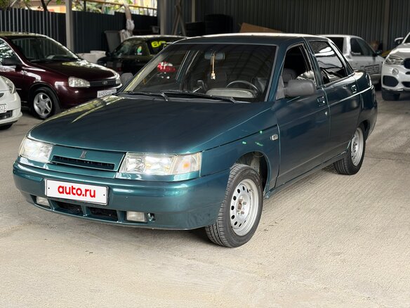 1998 Lada (ВАЗ) 2110, зелёный, 95000 рублей