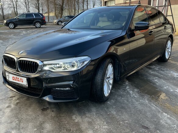 2019 BMW 5 серии 530d xDrive VII (G30/G31/G38), чёрный, 6300000 рублей