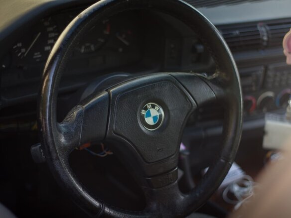 1995 BMW 5 серии 520i III (E34), синий - вид 14