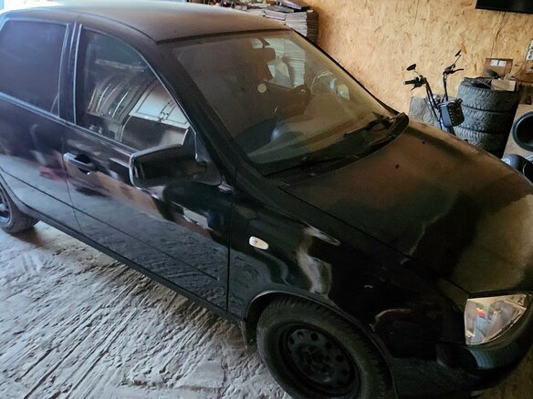 2010 Lada (ВАЗ) Kalina I, чёрный, 160000 рублей - вид 7