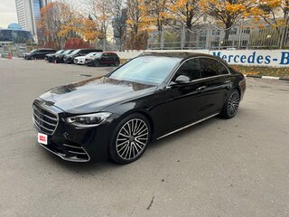 2021 Mercedes-Benz S-Класс 400 d Long 4MATIC VII (W223), чёрный, 9700000 рублей, вид 2