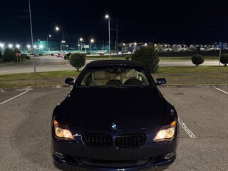 2008 BMW 6 серии 650i II (E63/E64) Рестайлинг, синий, 2500000 рублей, вид 5
