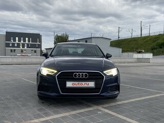 2018 Audi A3 III (8V) Рестайлинг, синий, 1480000 рублей, вид 2