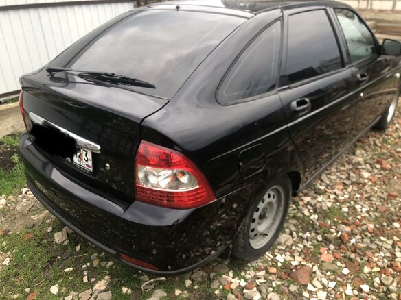 2013 Lada (ВАЗ) Priora I, чёрный, 355000 рублей - вид 3