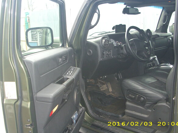 2003 Hummer H2 I, зелёный - вид 5