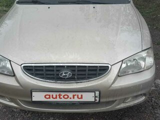 2007 Hyundai Accent ТагАЗ II, золотистый, 500000 рублей, вид 1