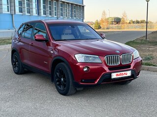 2011 BMW X3 28i xDrive II (F25), красный, 1150000 рублей, вид 2
