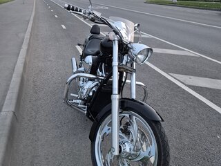 2011 Honda VT 1300CX Fury, чёрный, 850000 рублей, вид 2
