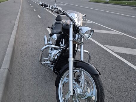 2011 Honda VT 1300CX Fury, чёрный, 850000 рублей, вид 2