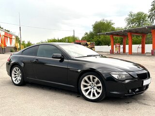 2006 BMW 6 серии 630i II (E63/E64), чёрный, 950000 рублей, вид 2