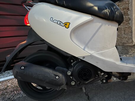 2013 Suzuki Lets 4, белый, 55000 рублей, вид 3