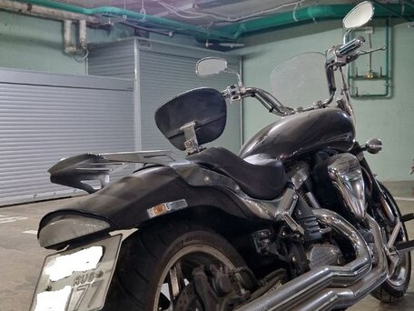 2002 Yamaha XV 1700 Warrior, чёрный, 690000 рублей, вид 5