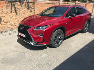 2017 Lexus RX 200t IV, красный, 3450000 рублей, вид 1