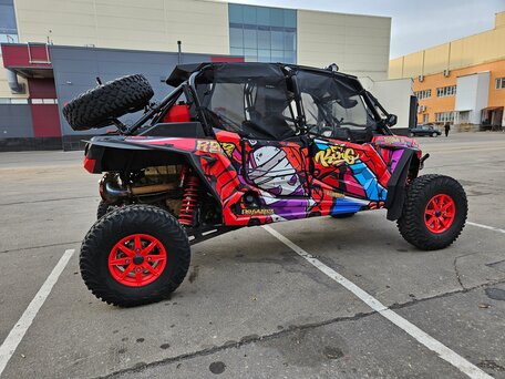 2019 Polaris RZR XP 4 Turbo S, красный, 2800000 рублей, вид 4