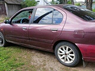 2001 Nissan Primera II (P11) Рестайлинг, пурпурный, 160000 рублей, вид 3