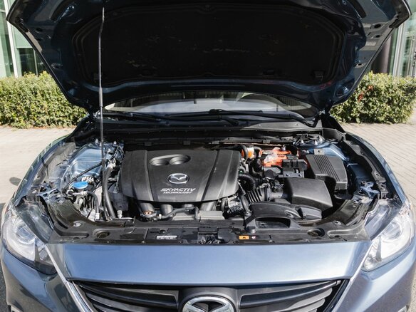 2016 Mazda 6 III (GJ) Рестайлинг, синий, 1900000 рублей - вид 25